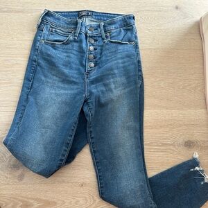 Abercrombie & Fitch High Rise Blue Jeans